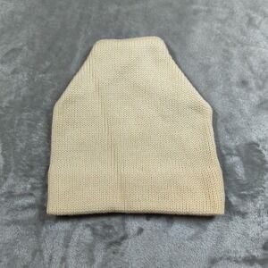 Vintage Meister Beanie Ivory Wool Hat Cap One Size Ski Snow Winter Warm 70s 80s